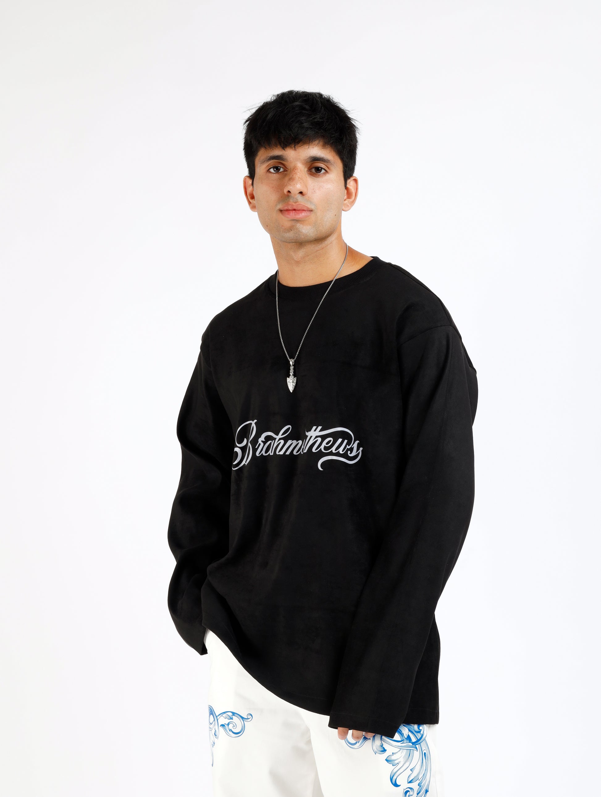 Black Suede T-shirt