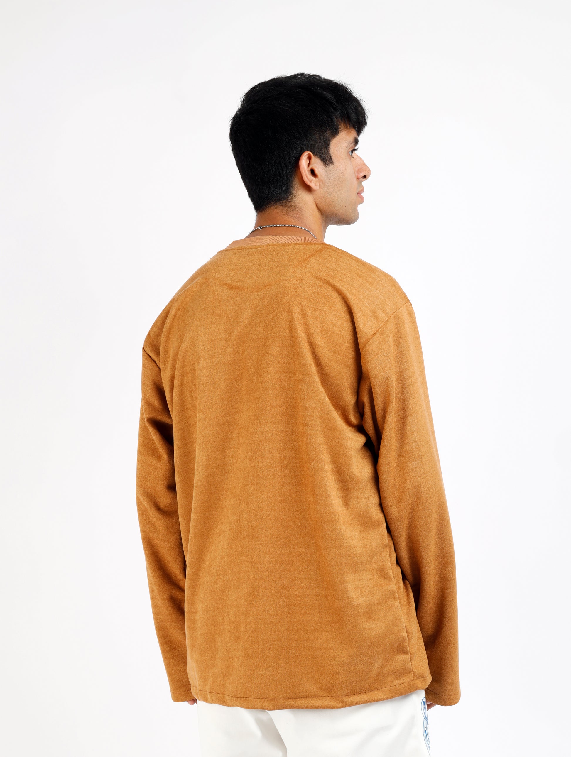 Brown Suede T-shirt