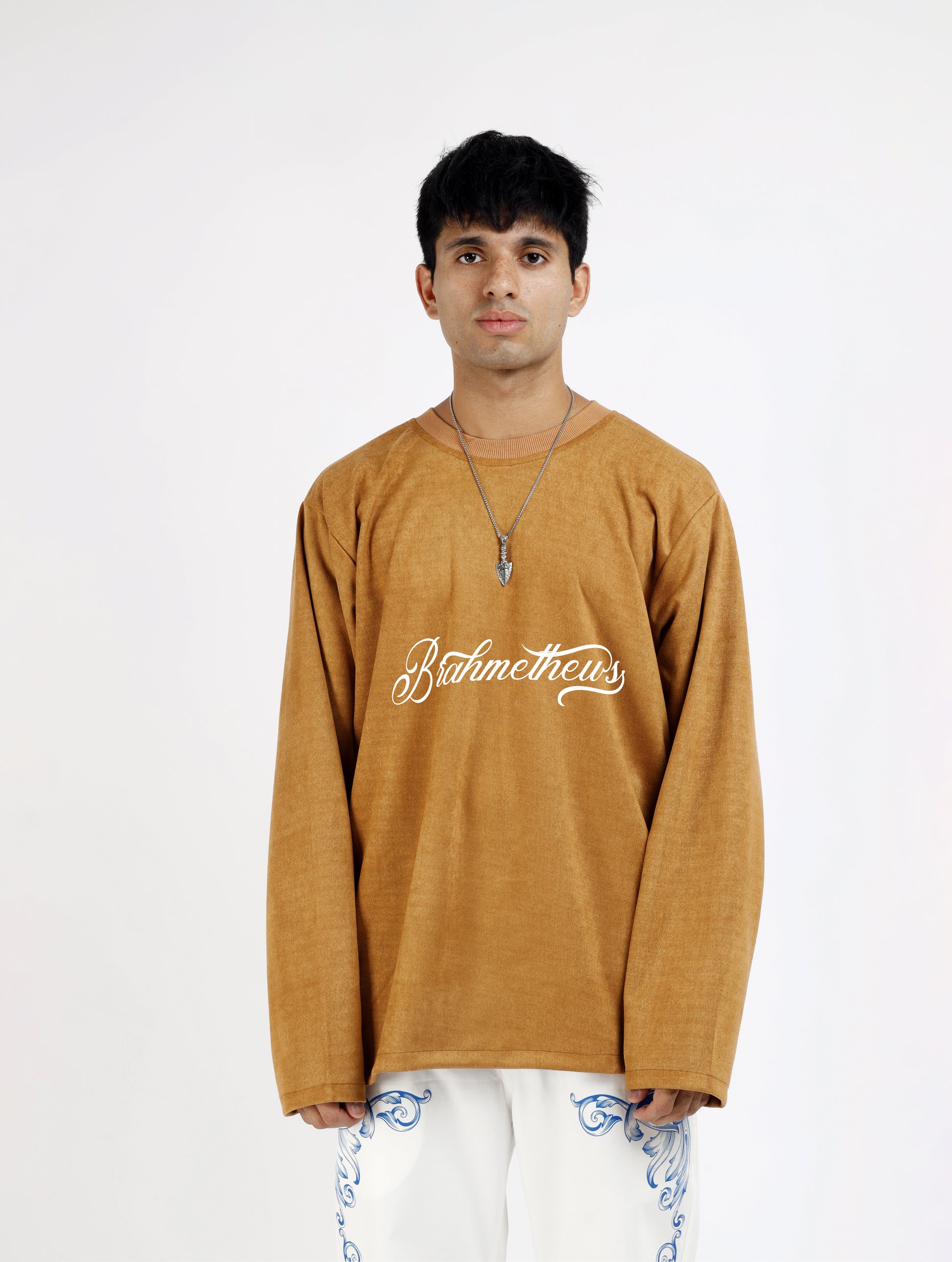 Brown Suede T-shirt