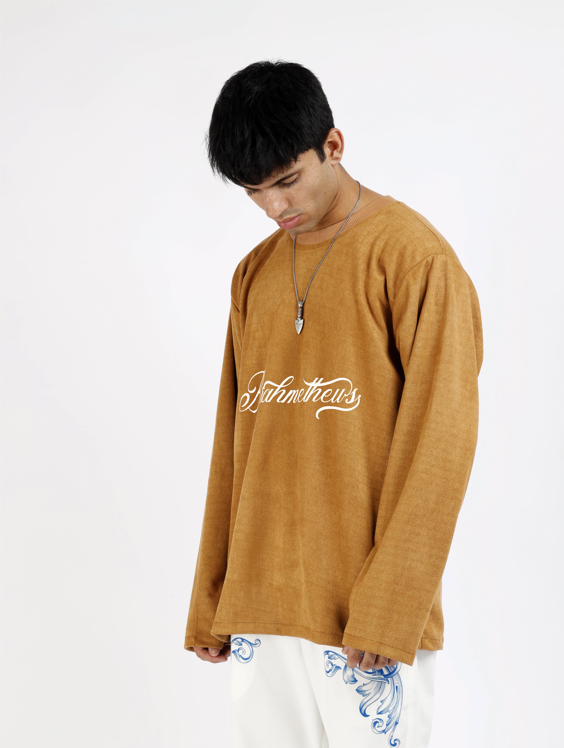 Brown Suede T-shirt