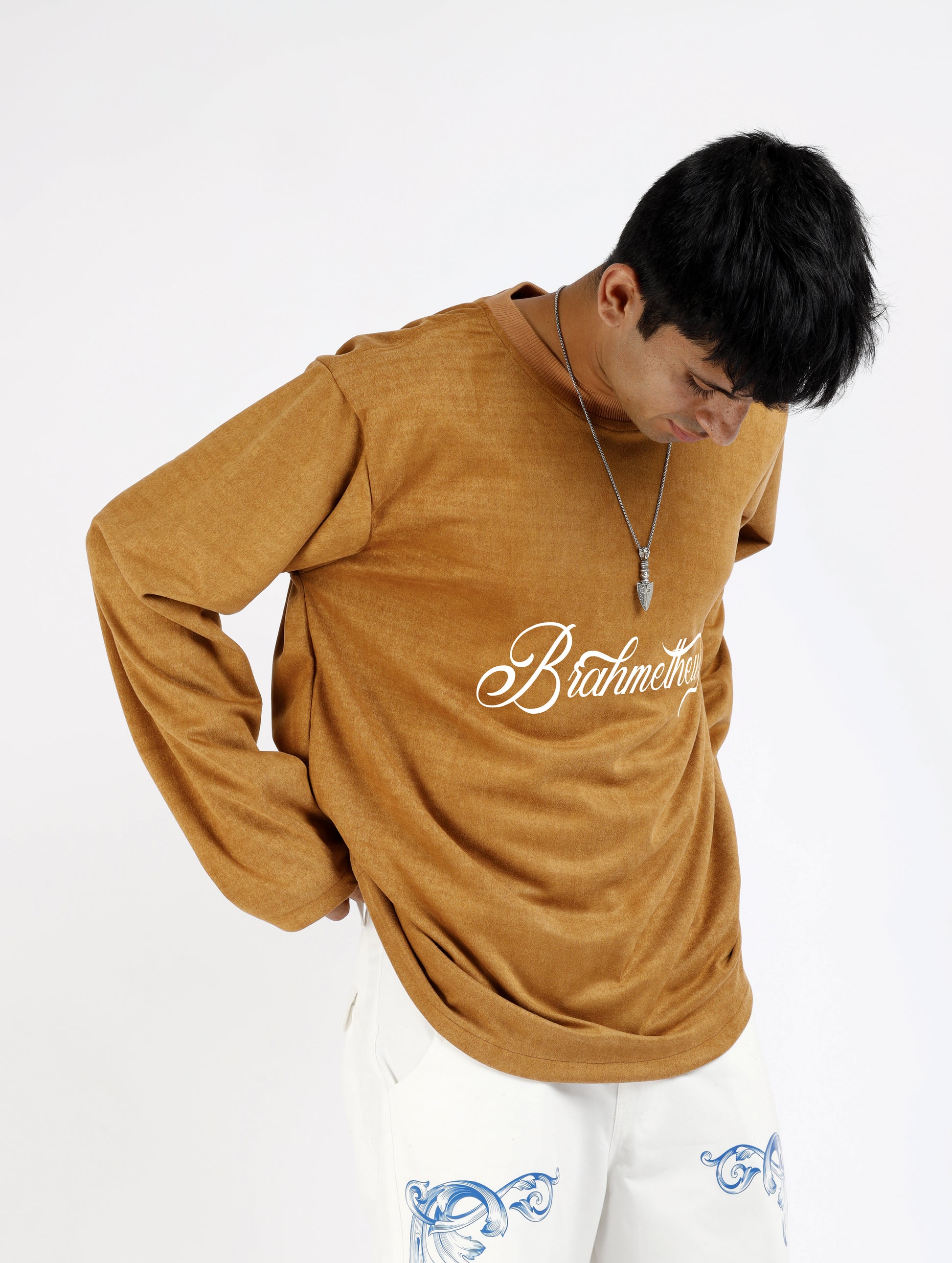 Brown Suede T-shirt