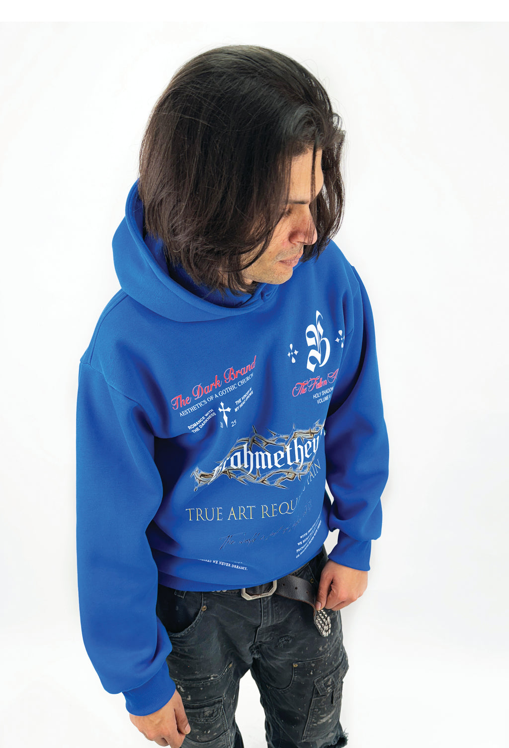 Blue Church Window Hoodie