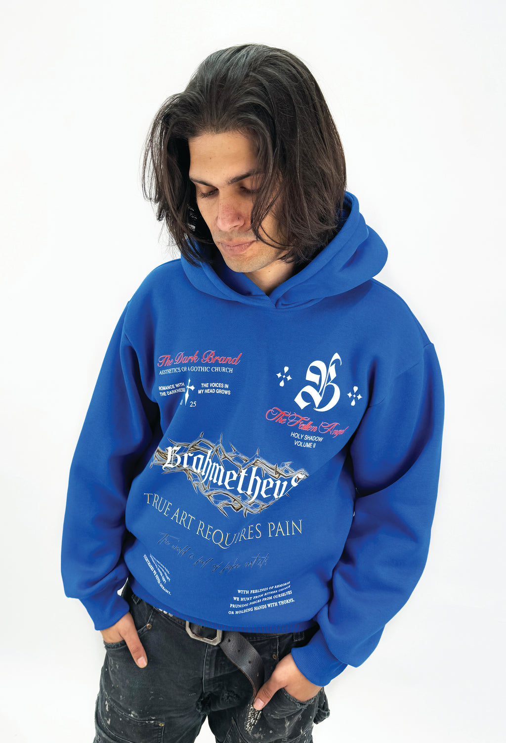 Blue Church Window Hoodie