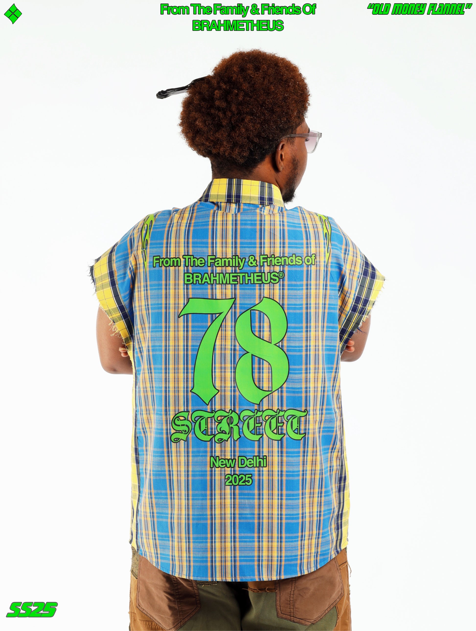 New Money Flannel Sleeveless Shirt